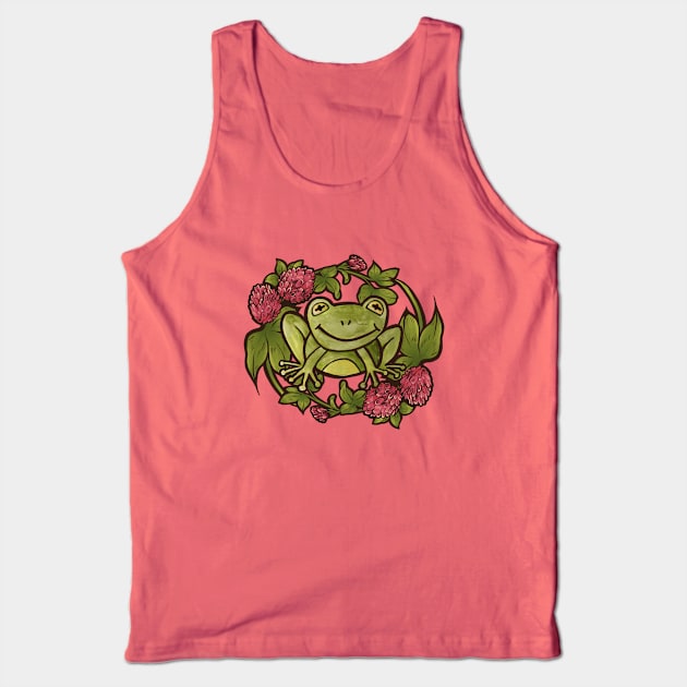 Froggy Smile Tank Top by bubbsnugg